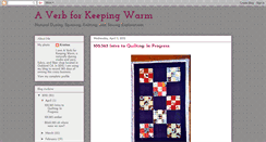 Desktop Screenshot of kristine.averbforkeepingwarm.com