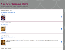 Tablet Screenshot of kristine.averbforkeepingwarm.com